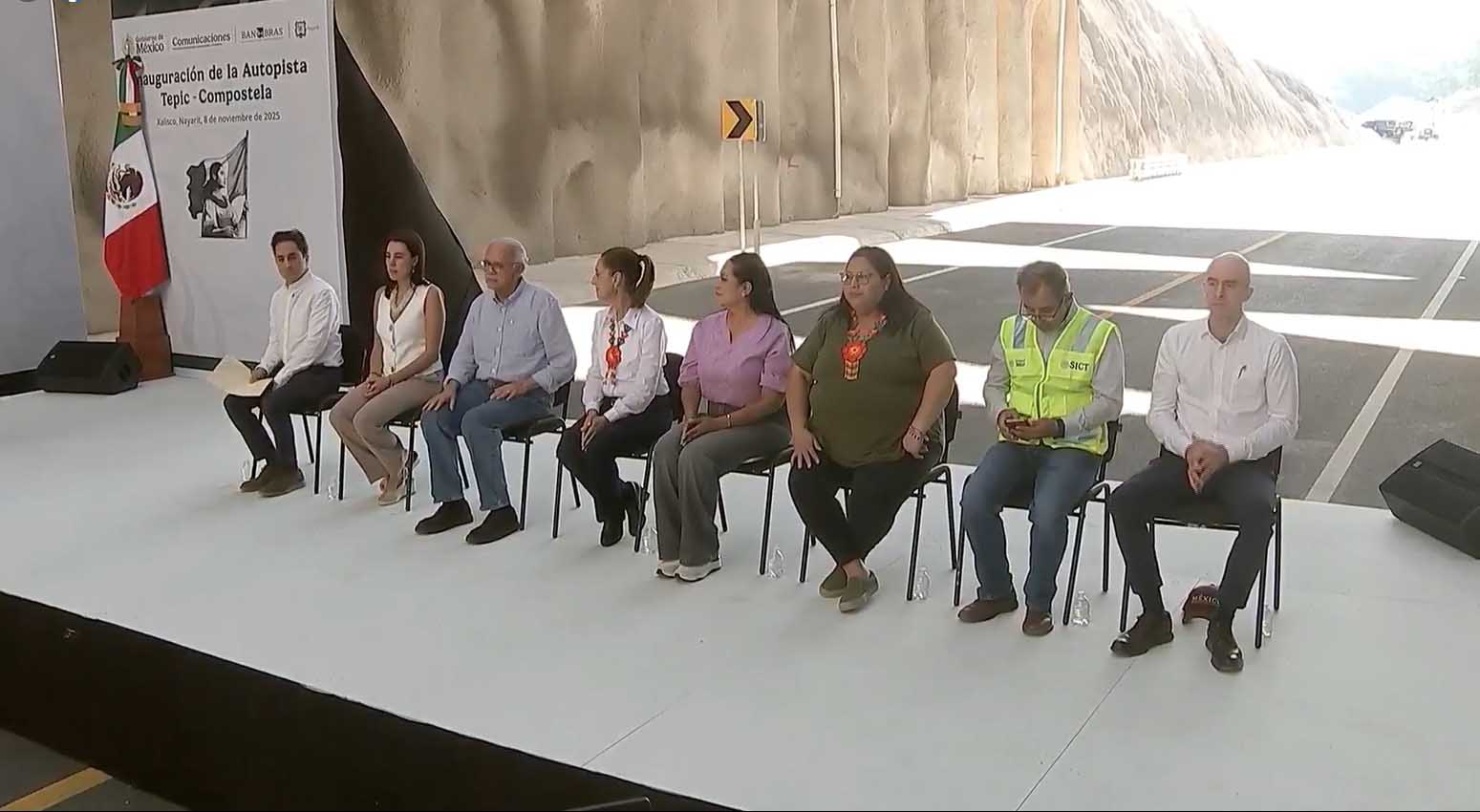 Inauguración de la autopista Tepic-Compostela